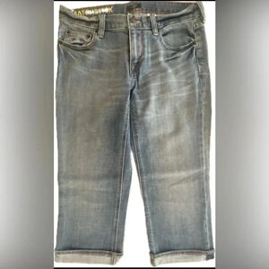 JCrew Matchstick Stretch Capris Cotton/Spandex Women’s Size: 27‎ Light Wash NWT